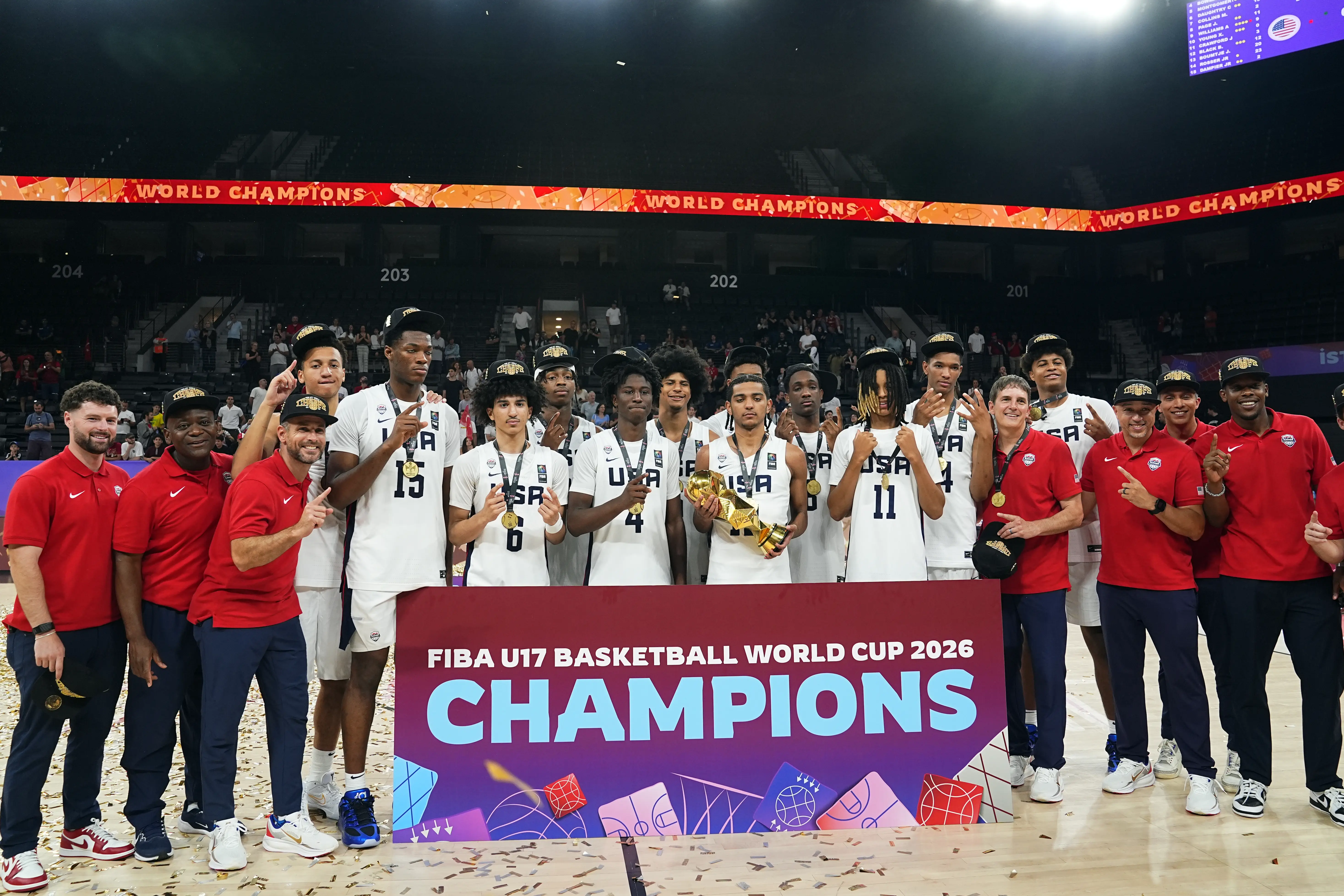 ABD, FIBA U17 Dünya Kupası'nda şampiyon oldu