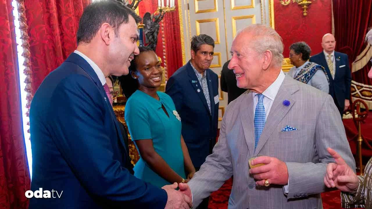 Bakan Kurum, İngiltere Kralı Charles ile bir araya geldi