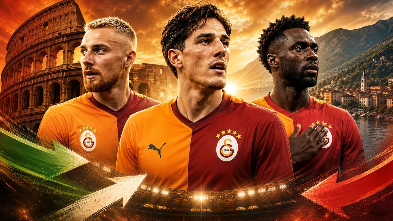 Galatasaray'ın 3 yıldızına İtalyan kancası