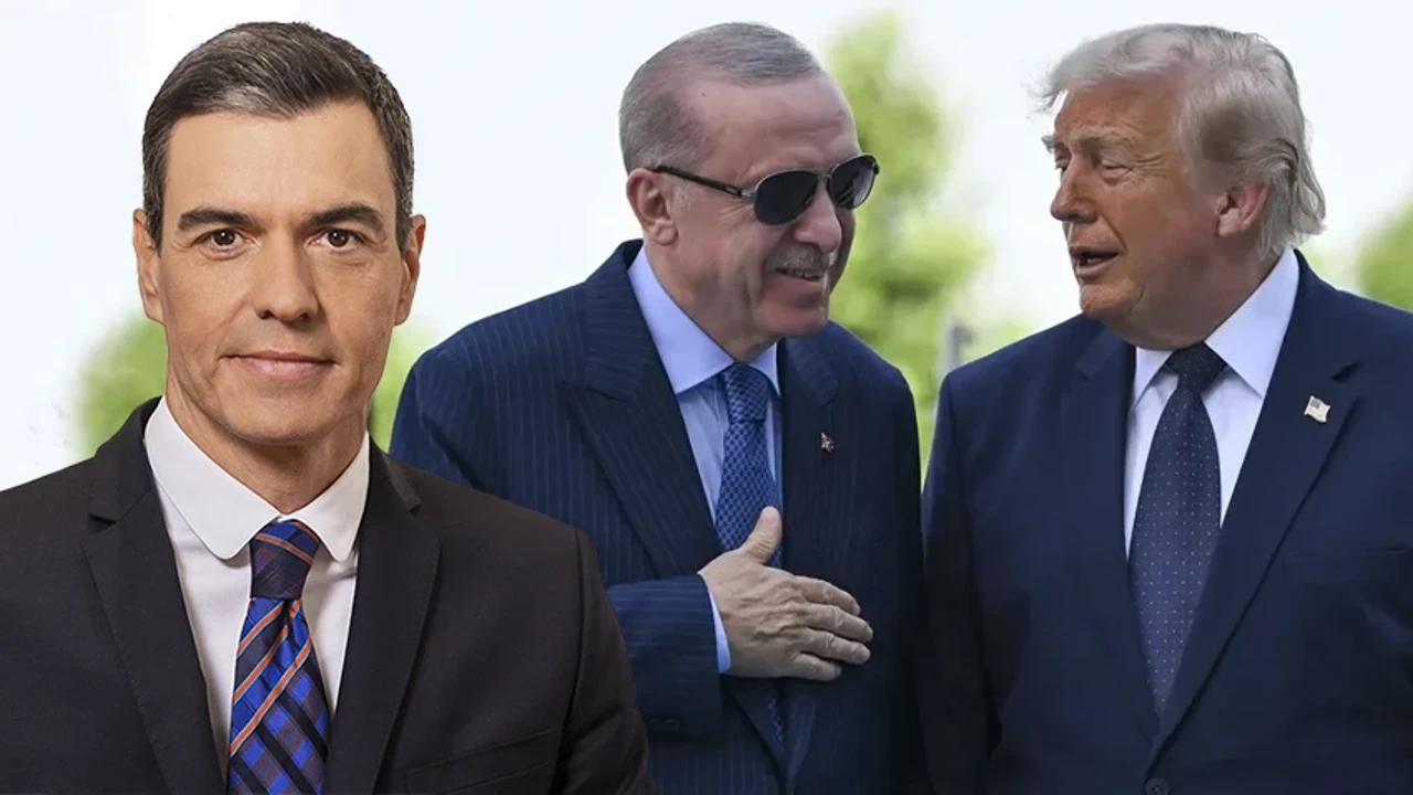 Ankara'daki zirvede dikkat çeken iddia! Erdoğan, Trump ile Sanchez arasındaki krizi önledi