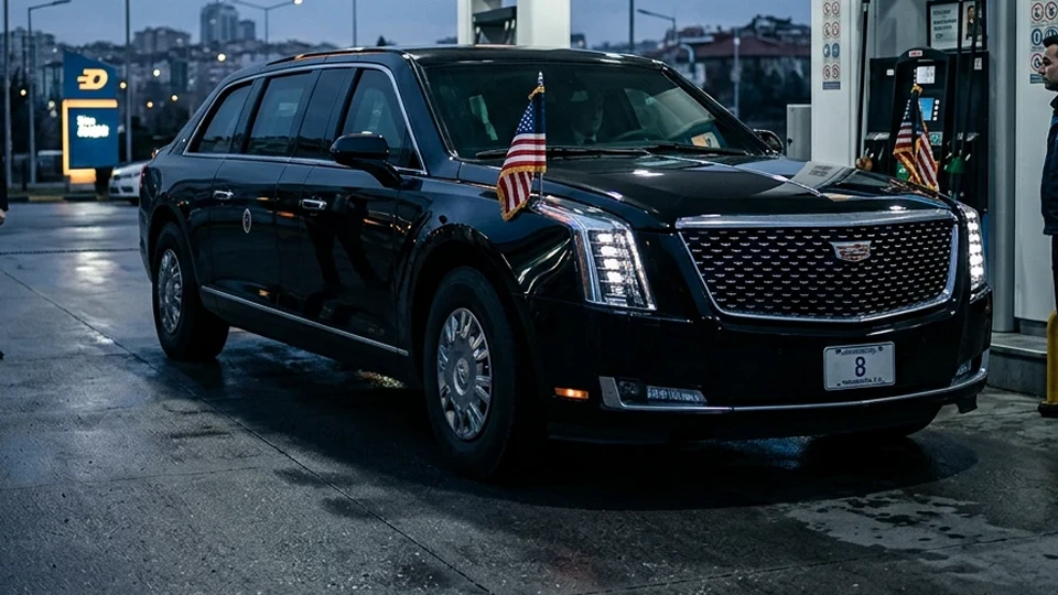 Donald Trump'ın makam aracı Ankara'da: Yürüyen kale "Canavar" hakkında şoke eden detaylar