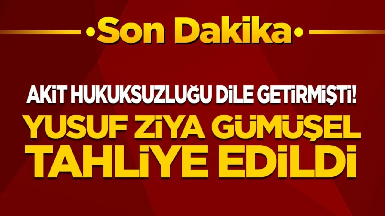 Yusuf Ziya Gümüşel Hoca tahliye edildi