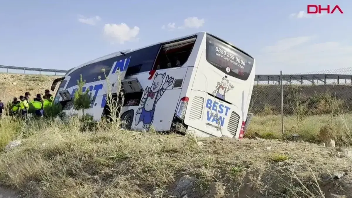 SON DAKİKA | Aksaray'da yolcu otobüsü kazası! Çok sayıda yaralı var