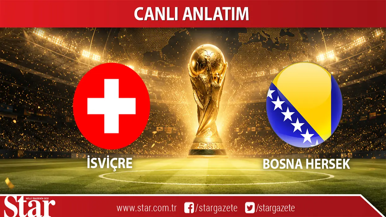 CANLI: İsviçre - Bosna Hersek