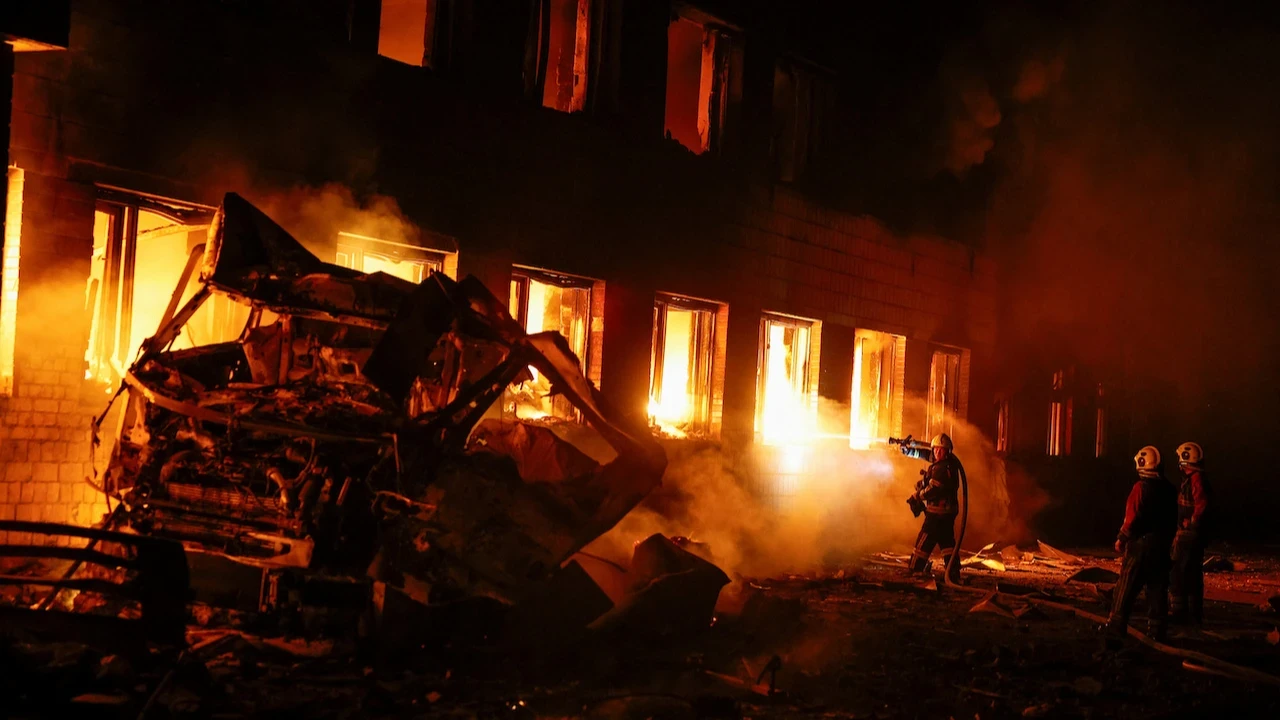 Rusya sabaha karşı Kiev'i balistik füzeyle vurdu