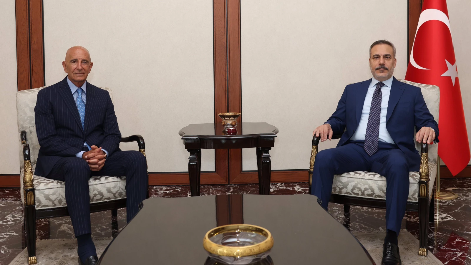 Bakan Fidan, ABD'nin Ankara Büyükelçisi Barrack'ı kabul etti