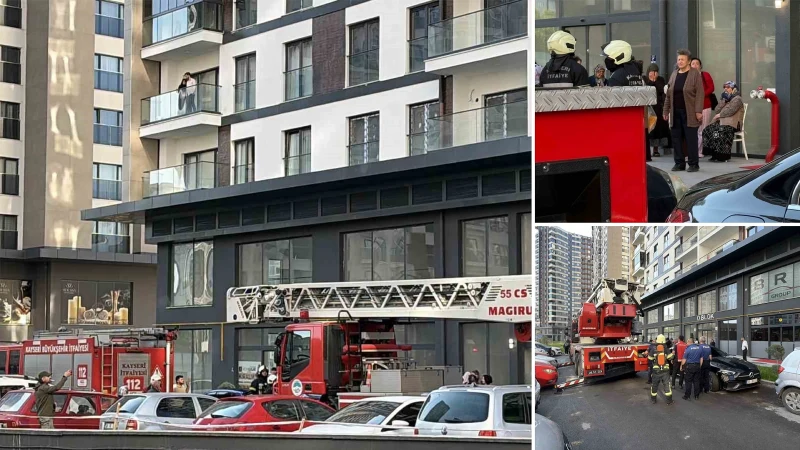 20 katlı binada yangın paniği: Bina sakinleri yanlış alarmla sokağa döküldü