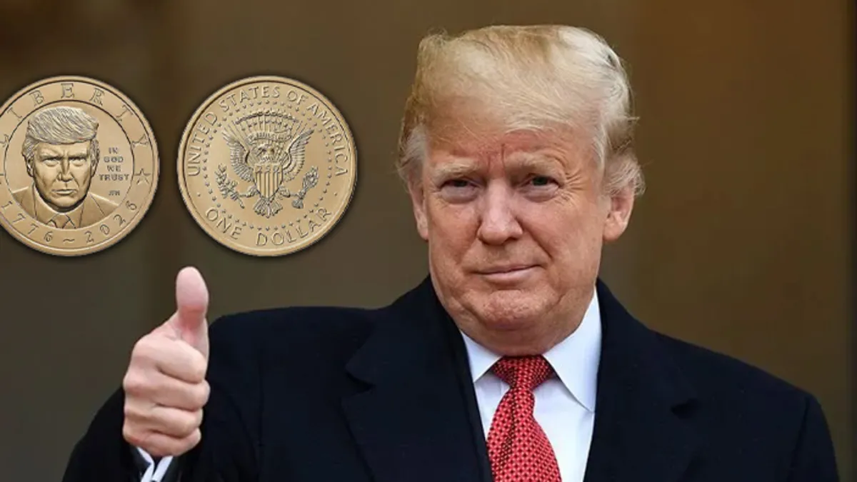 ABD Hazine Bakanlığı duyurdu: Trump portreli altın para basılacak