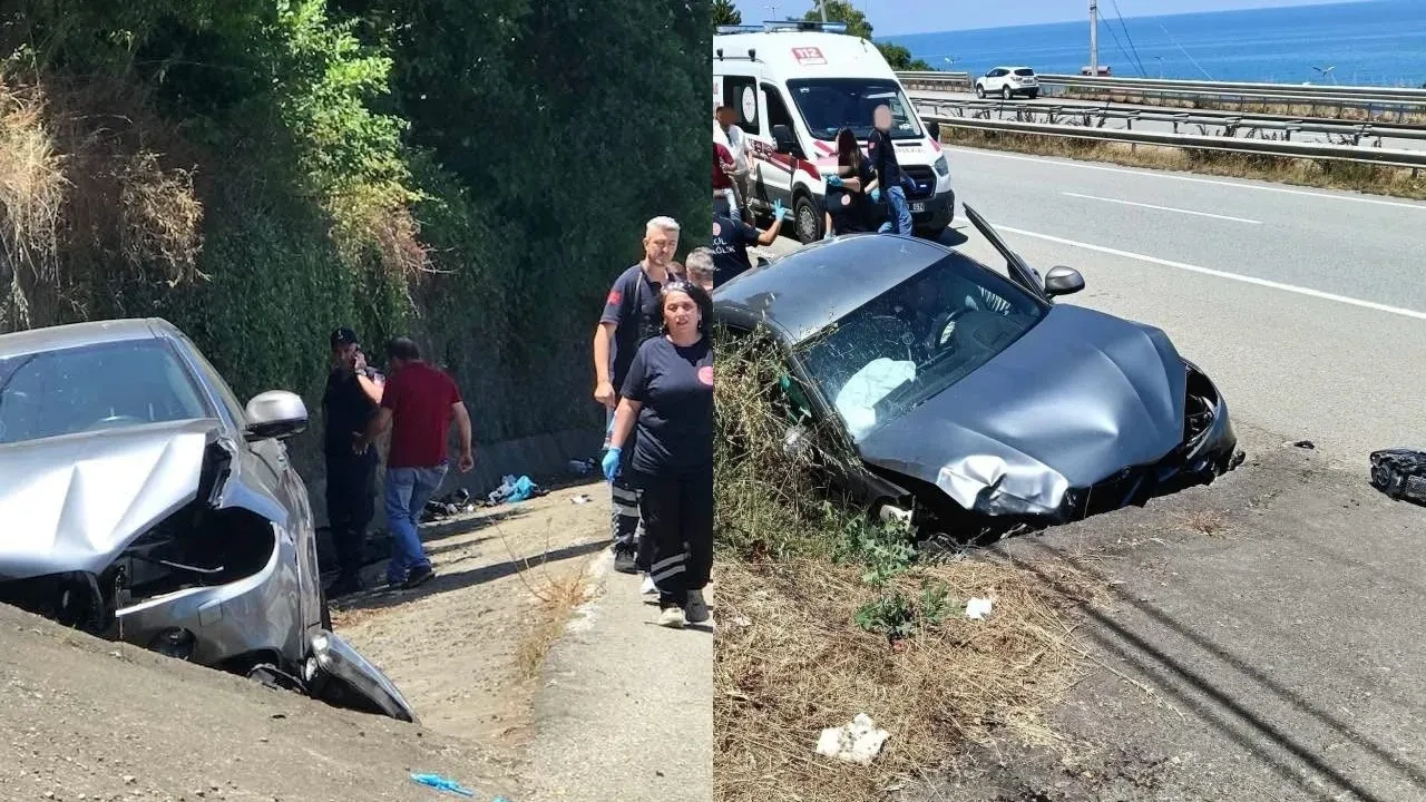 Otomobil ile motosiklet çarpıştı, yola savrulan sürücü hayatını kaybetti