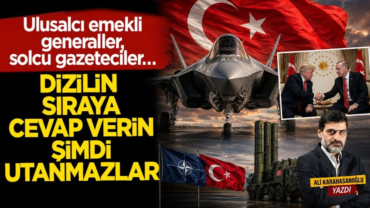 Ulusalcı emekli generaller, solcu gazeteciler… Dizilin sıraya cevap verin şimdi utanmazlar
