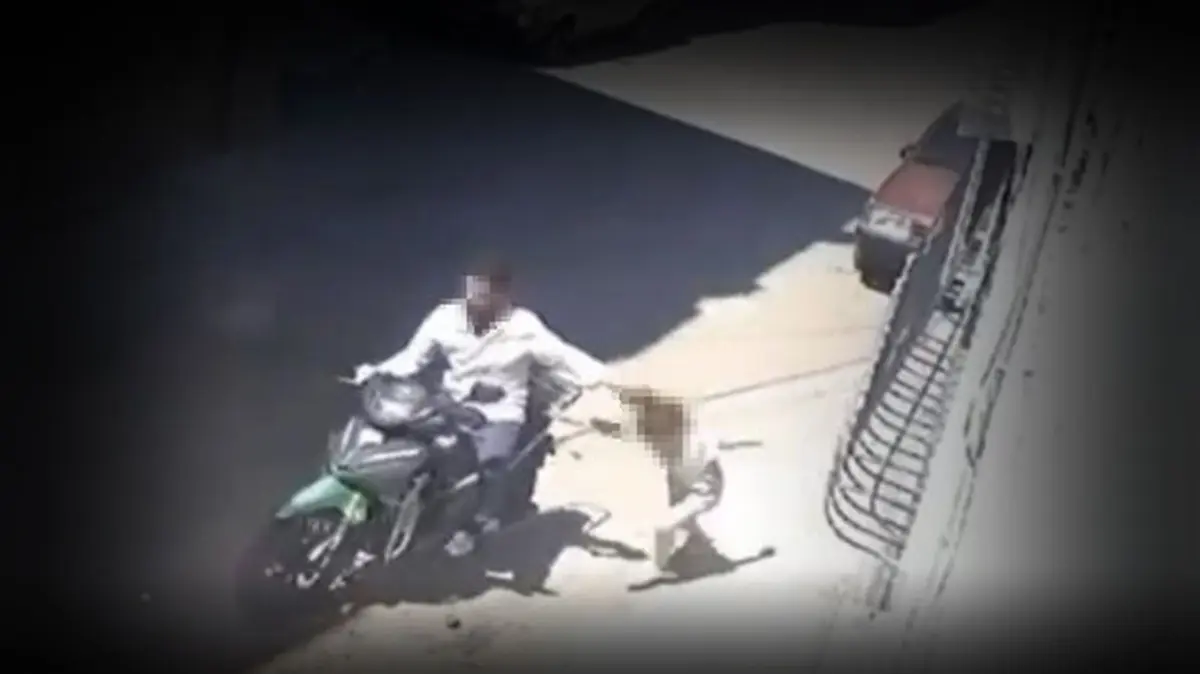 Kızını darbedip sürükledi: Cani baba gözaltına alındı