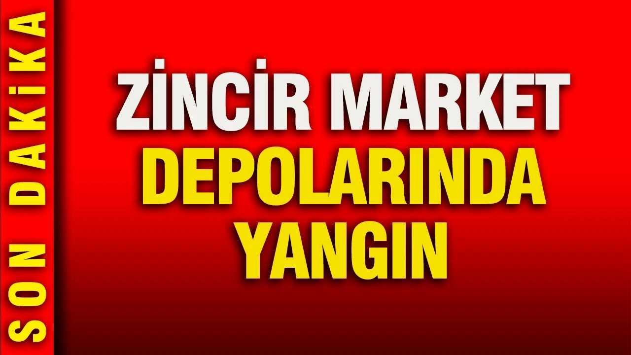 Batman'da zincir market depolarında büyük yangın