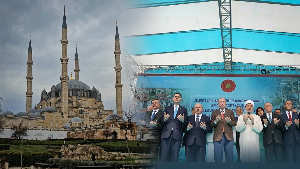 Selimiye Camii restorasyonu bitti mi? Cumhurbaşkanı Erdoğan Edirne açılış töreni konuşması | EDİRNE HABERLERİ