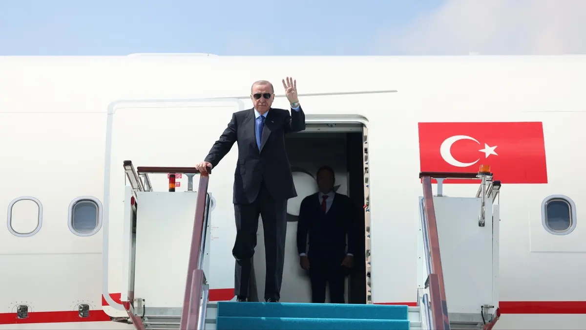 Başkan Erdoğan, Katar'a gitti