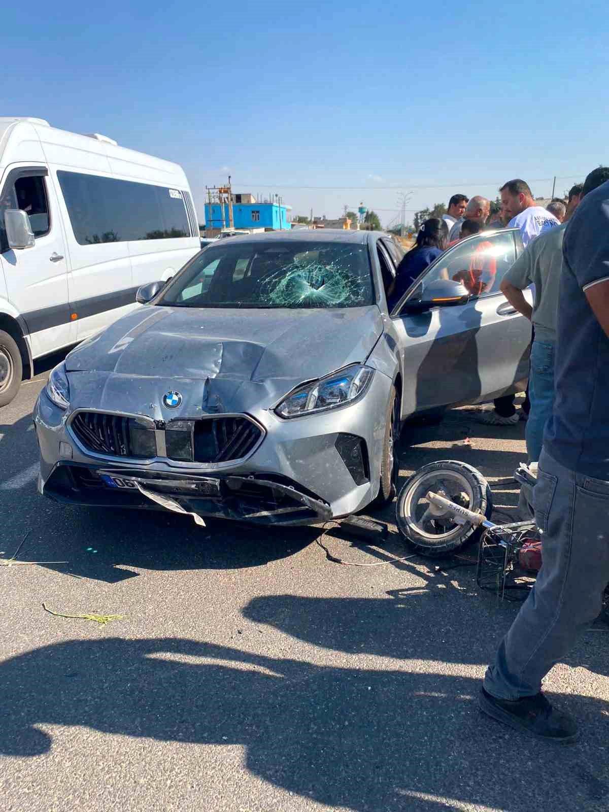 Şanlıurfa'da otomobille motosiklet çarpıştı: 2 yaralı