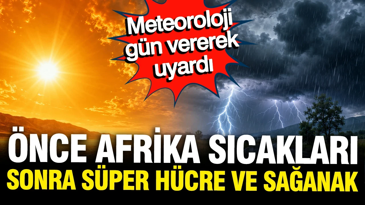 Meteoroloji tarih verdi: Gök gürültülü sağanak yağışlar yurdu esir alacak