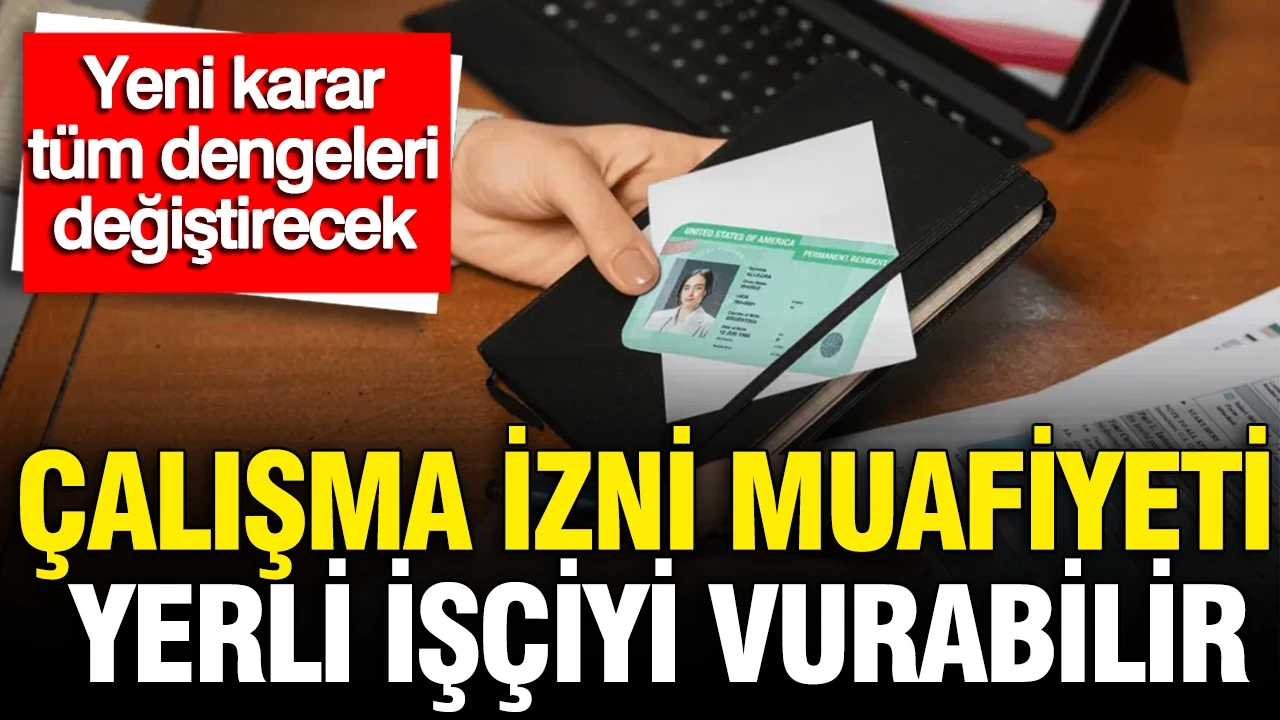 SGK uzmanı Murat Bal çalışma izni muafiyeti için kritik uyarılarda bulundu