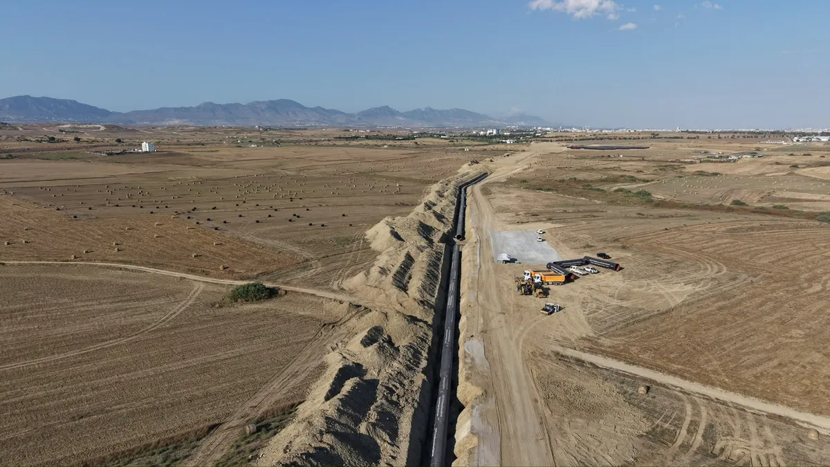 KKTC'de 69 milyar liralık dev yatırım: 50 yıllık su ihtiyacını karşılayacak