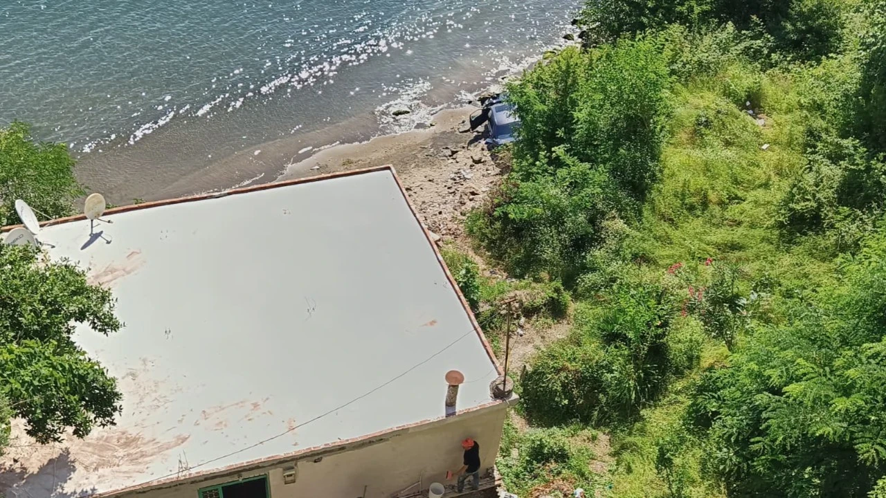 Ordu'da facianın eşiğinden dönüldü! 30 metre savruldu