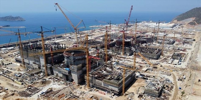 Akkuyu Nükleer Güç Santrali'nin 1'inci güç ünitesinin inşaatı tamamlandı