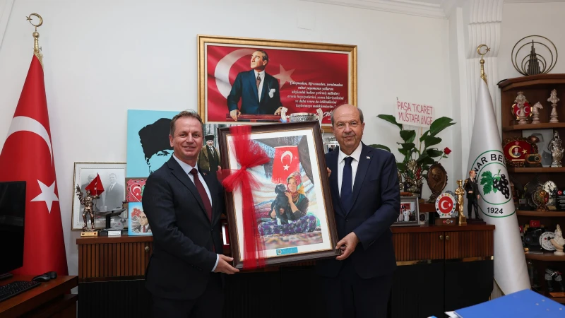 KKTC'nin 5. Cumhurbaşkanı Ersin Tatar, Mersin'de ziyaretlerde bulundu
