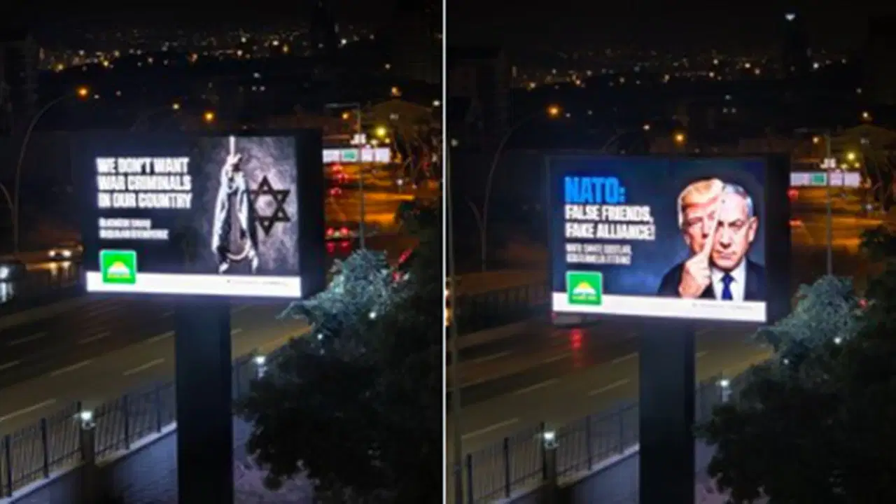 NATO Zirvesine saatler kala: Trump ve Netanyahu karşıtı görsel paylaştılar, genel merkezin elektriği kesildi