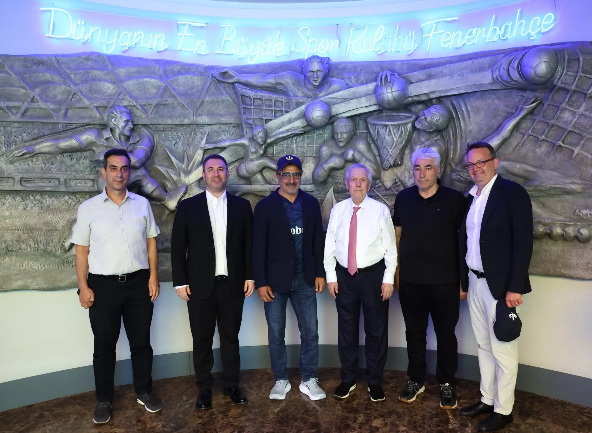 Chobani'nin kurucusu Hamdi Ulukaya'dan Fenerbahçe Başkanı Aziz Yıldırım'a ziyaret