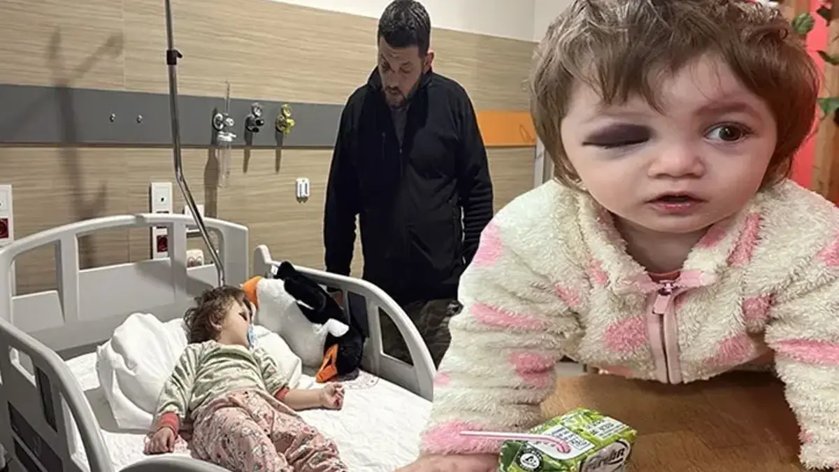 Baba ile kucağındaki kızını darbetmişti… Sanık tahliye edildi