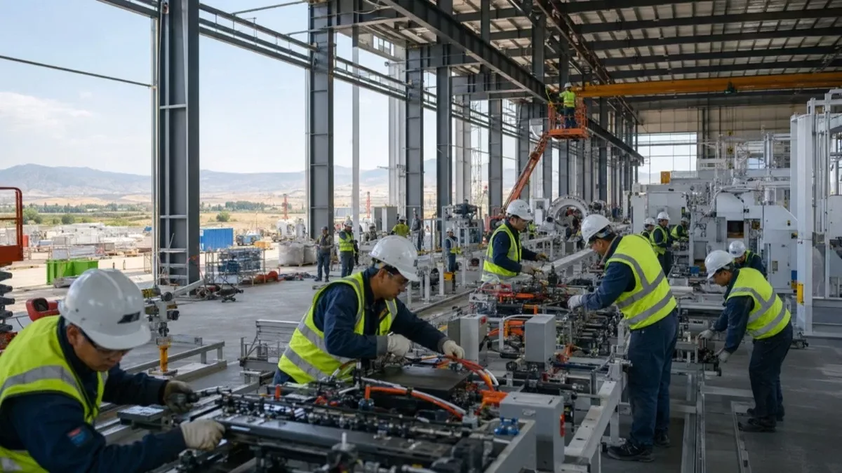 Stellantis-CATL İspanya Batarya Fabrikasında Çinli Çalışan Sayısı 1700'e Ulaşacak