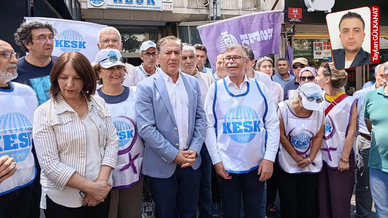 KESK 24 saatlik adalet nöbetini sonlandırdı: 'Bu zalimlere asla boyun eğmeyeceğiz'