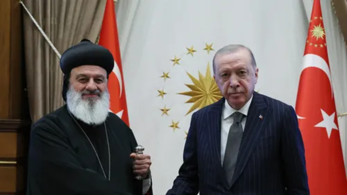 Başkan Erdoğan, Süryani Ortodoks Kilisesi Patriği II. Efrem Kerim'i kabul etti