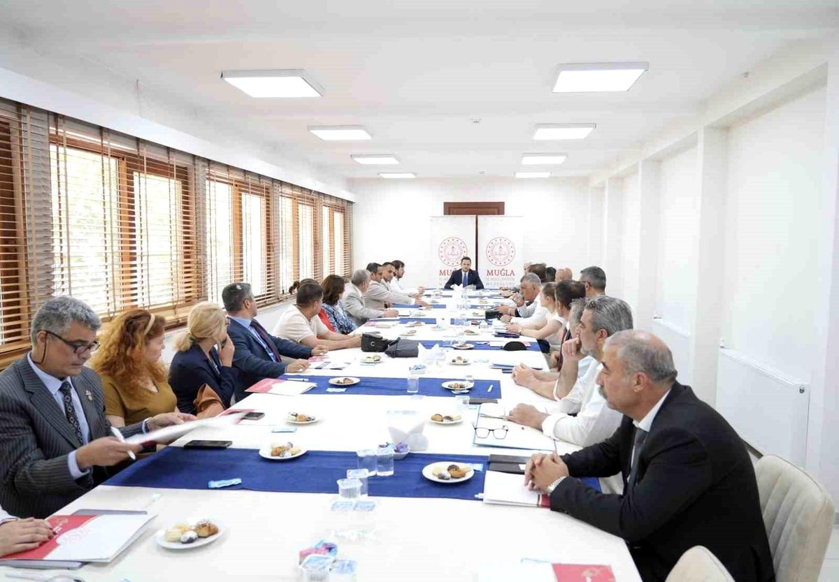 Muğla'da Mesleki Eğitim Değerlendirme Toplantısı Yapıldı