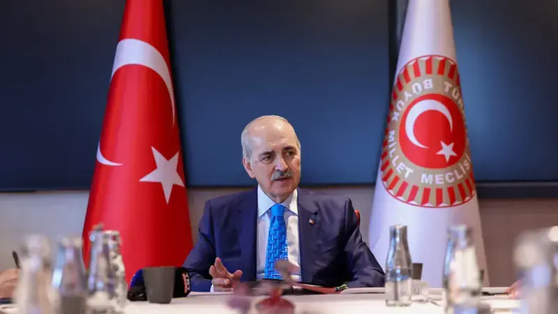 TBMM Başkanı Kurtulmuş, İsveç'te Süryani toplumu temsilcilerini kabul etti