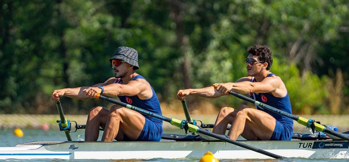 Milli kürekçiler Alper Şevket Eren ve Halil Kaan Köroğlu, U23 Dünya Şampiyonası’nda 6. oldu