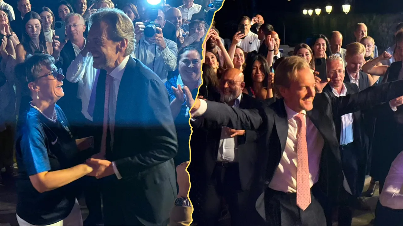 Ankara’da beklenen düello! Büyükelçiler sahnede Erik Dalı ile coştu, renkli anlar kamerada
