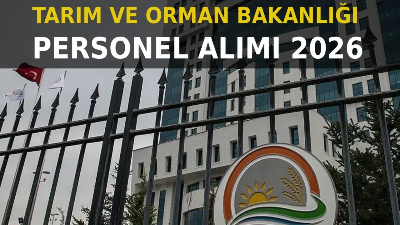 Tarım ve Orman Bakanlığı 1.874 personel alımı başvuru ekranı 2026 açıldı mı? Personel alımı kadro dağılımı ve başvuru tarihi
