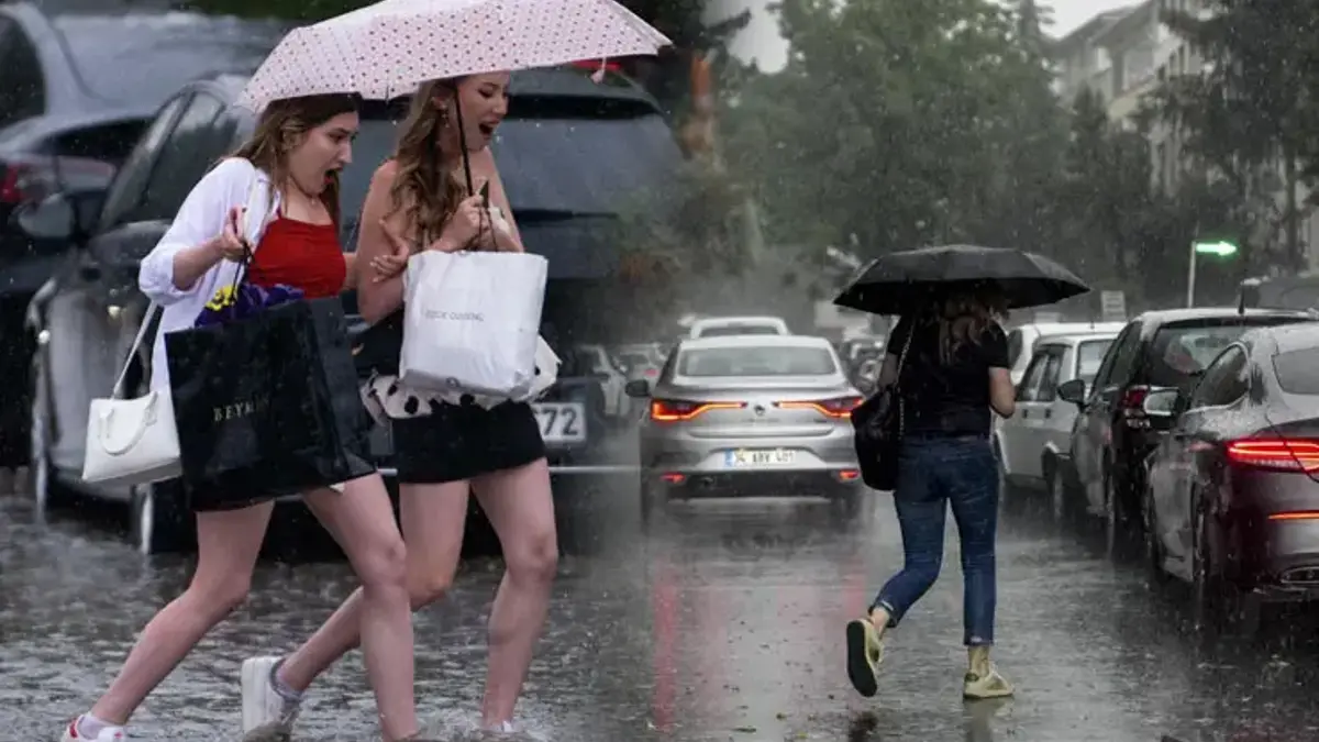İstanbul'a kuvvetli sağanak alarmı! Valilik 7 ilçeyi tek tek uyardı: 10-12 saat sürecek