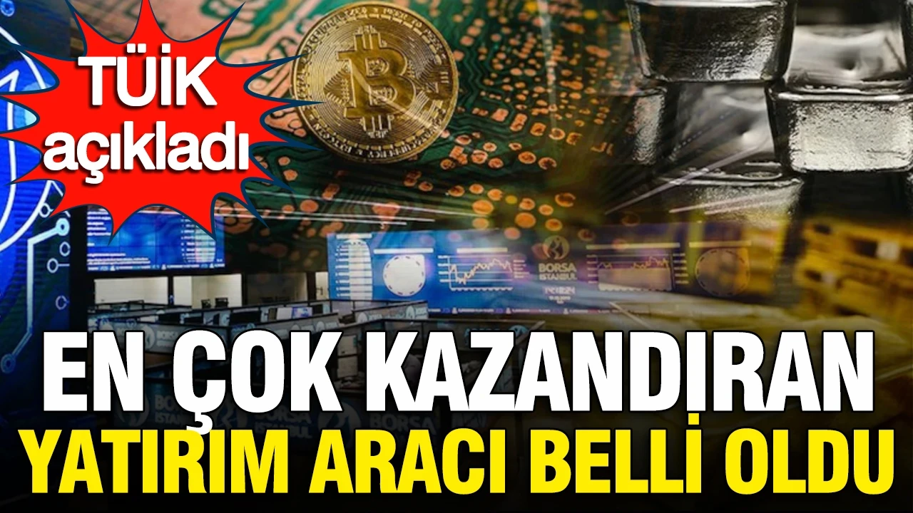 TÜİK açıkladı: Altın, mevduat, gümüş ve borsa yatırımcısına ne kadar kazandırdı?
