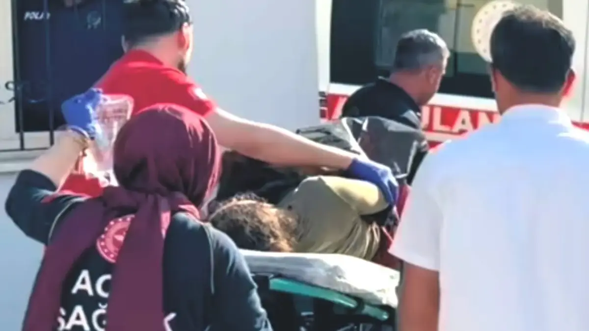 Ot biçme makinesine kolunu kaptıran kadın yaralandı
