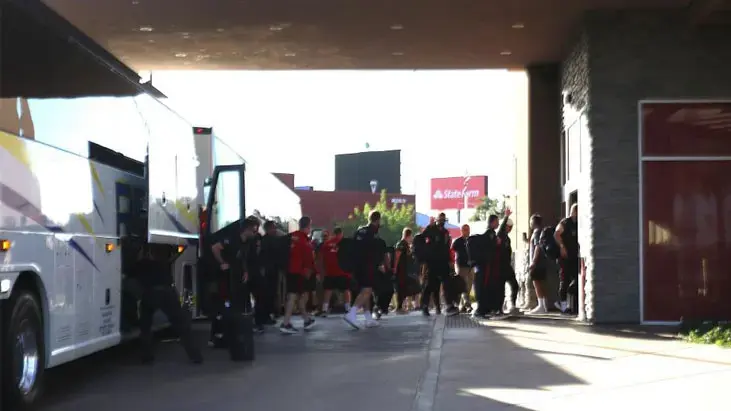 A Milli Futbol Takımı, Arizona'ya geldi
