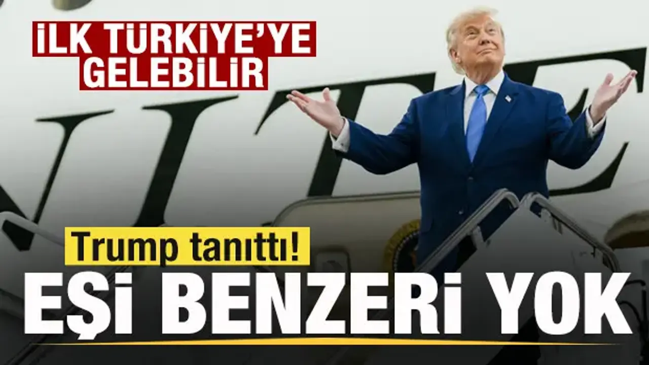 Trump tanıttı! Değeri 500 milyon dolar! İlk Türkiye'ye gelebilir