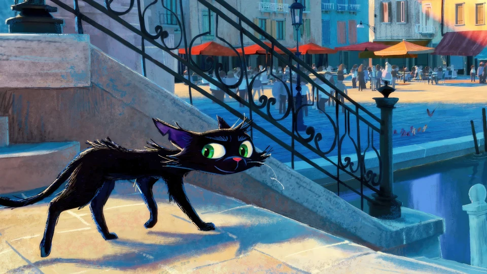 Pixar, Venedik sokaklarında geçen mafya kedilerinin komedisi Gatto için fragman yayınladı