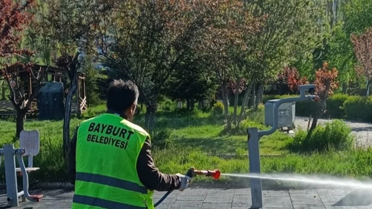 Bayburt’ta kene riskine karşı ilaçlama yapıldı