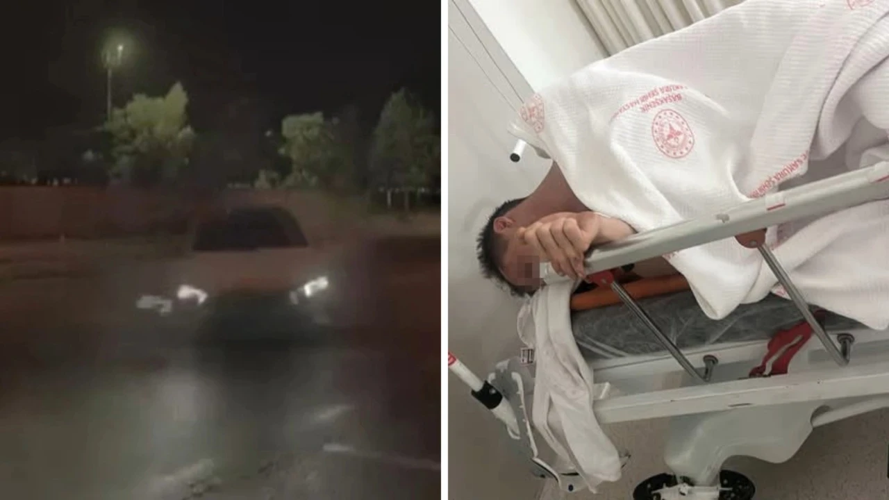 Otomobil kalabalığın arasına daldı, 6 kişi yaralandı