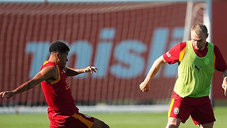 Galatasaray, yeni sezon hazırlıklarına devam etti! Osimhen de idmanda yer aldı