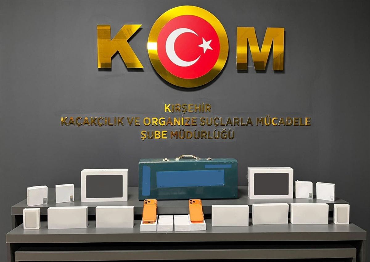 Kırşehir'de düzenlenen kaçakçılık operasyonunda bir şüpheli yakalandı