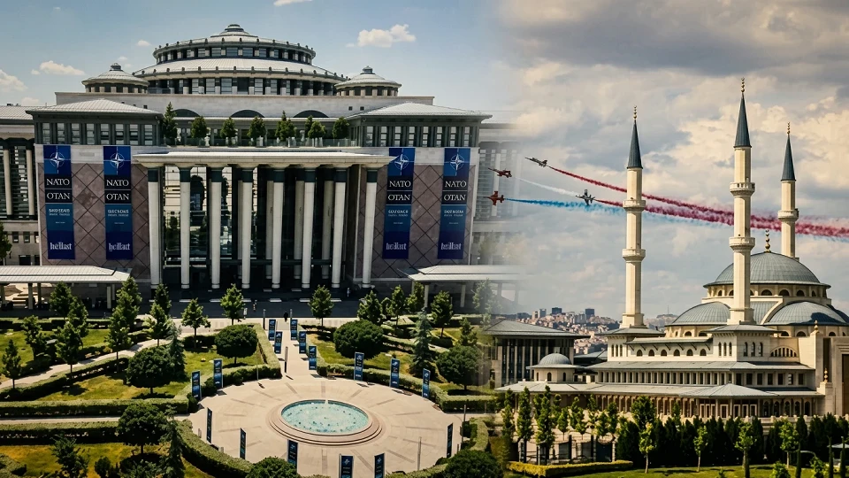 Ankara'daki tarihi NATO Zirvesi sona erdi: İttifaktan Cumhurbaşkanlığı Külliyesi görseliyle Türkçe teşekkür mesajı