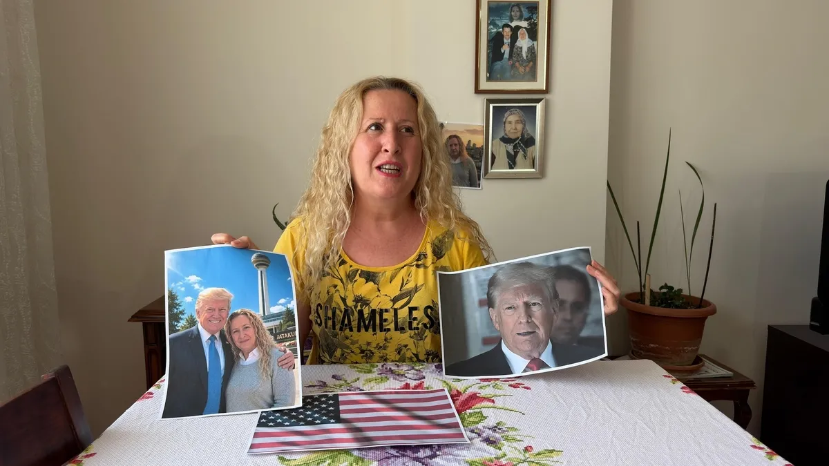 Necla Özmen Trump için gün sayıyor: Babam yaprak sarması hazırladım