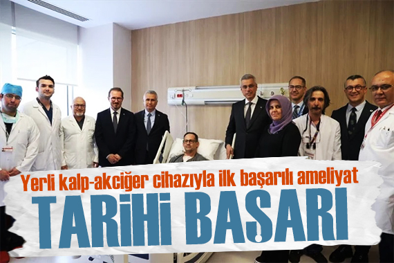 Tarihi başarı! Yerli Kalp-Akciğer makinesiyle ilk klinik başarı