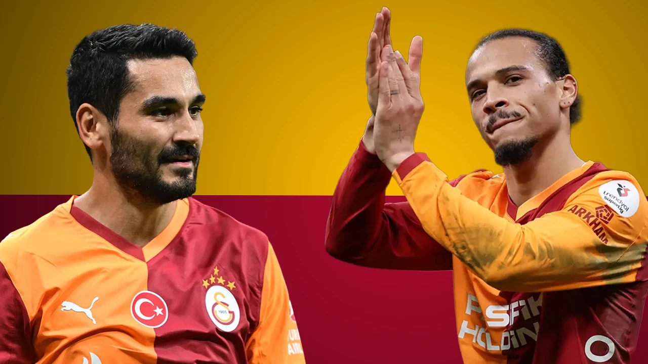 Bonservisini eline alan dünya yıldızı İlkay ile Sane'ye Galatasaray'ı sordu